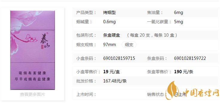 泰山顏悅多少錢一盒價(jià)格？泰山顏悅香煙價(jià)格大全2020